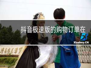 抖音极速版的购物订单在哪里找