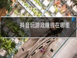 抖音玩游戏赚钱在哪里