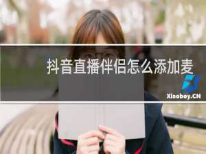 抖音直播伴侣怎么添加麦克风