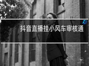 抖音直播挂小风车审核通过后怎么没显示
