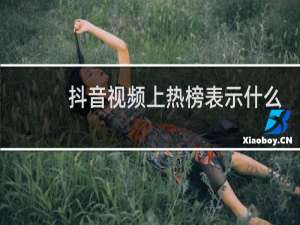 抖音视频上热榜表示什么