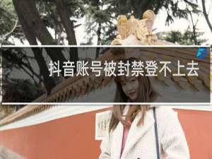 抖音账号被封禁登不上去怎么办