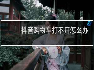 抖音购物车打不开怎么办
