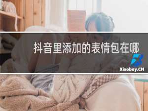 抖音里添加的表情包在哪里