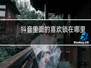 抖音里面的喜欢锁在哪里开