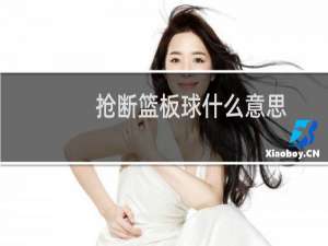 抢断篮板球什么意思