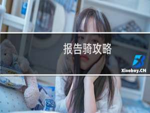 报告骑攻略