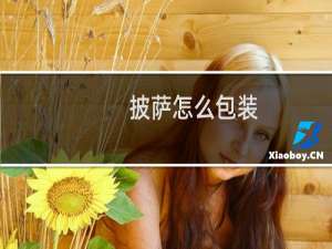 披萨怎么包装