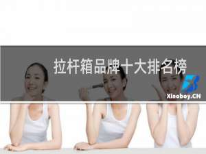 拉杆箱品牌十大排名榜