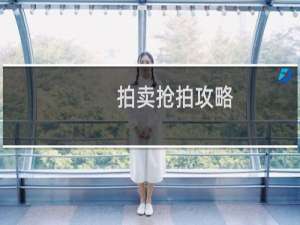 拍卖抢拍攻略