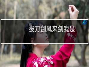 拔刀剑风来剑我是