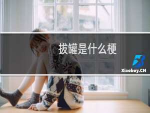 拔罐是什么梗