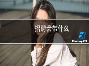 招聘会带什么