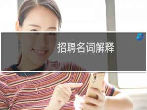 招聘名词解释