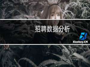招聘数据分析
