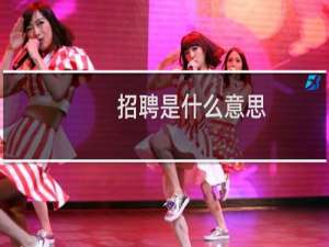 招聘是什么意思