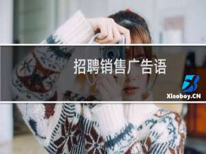 招聘销售广告语