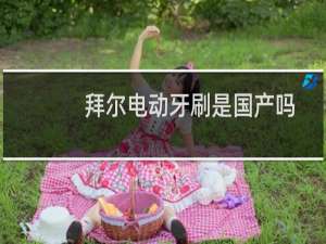 拜尔电动牙刷是国产吗