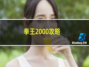 拳王2000攻略