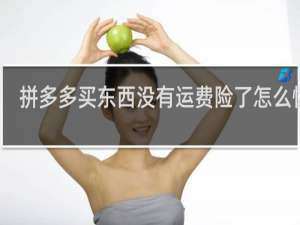 拼多多买东西没有运费险了怎么恢复