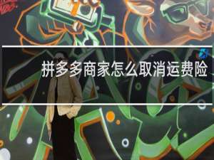 拼多多商家怎么取消运费险