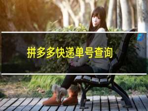 拼多多快递单号查询