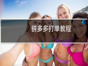 拼多多打单教程