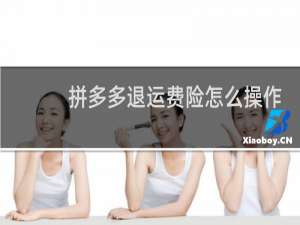 拼多多退运费险怎么操作