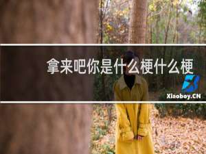 拿来吧你是什么梗什么梗