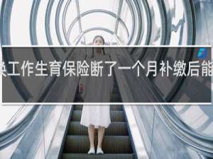 换工作生育保险断了一个月补缴后能报销吗