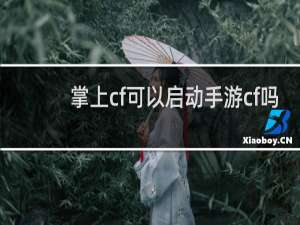 掌上cf可以启动手游cf吗
