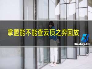 掌盟能不能查云顶之弈回放