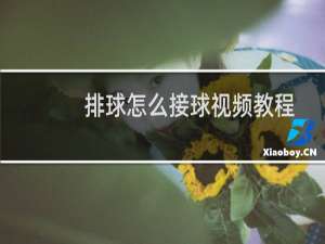 排球怎么接球视频教程