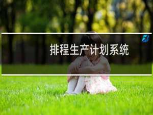 排程生产计划系统