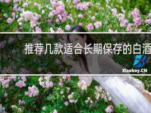 推荐几款适合长期保存的白酒