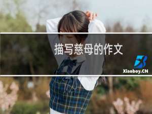 描写慈母的作文