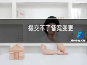 提交不了备案变更，附加材料是什么呢？