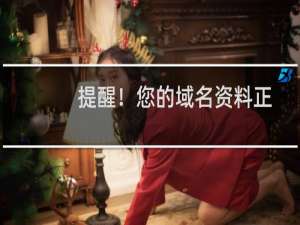 提醒！您的域名资料正在CNNIC审核中<br /><HR s