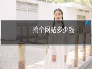 搞个网站多少钱