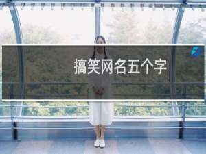 搞笑网名五个字
