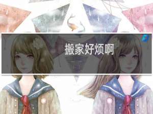 搬家好烦啊