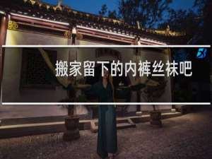 搬家留下的内裤丝袜吧