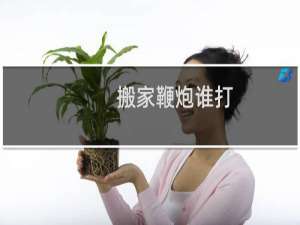 搬家鞭炮谁打
