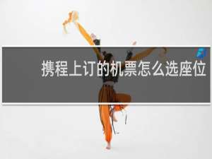 携程上订的机票怎么选座位