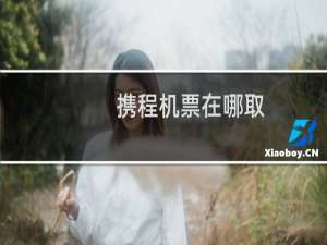 携程机票在哪取