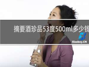 摘要酒珍品53度500ml多少钱