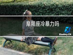 摩羯座冷暴力吗