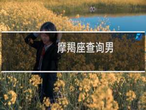 摩羯座查询男