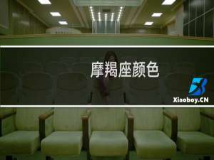 摩羯座颜色