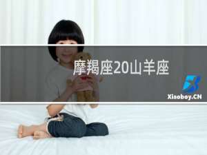 摩羯座 山羊座